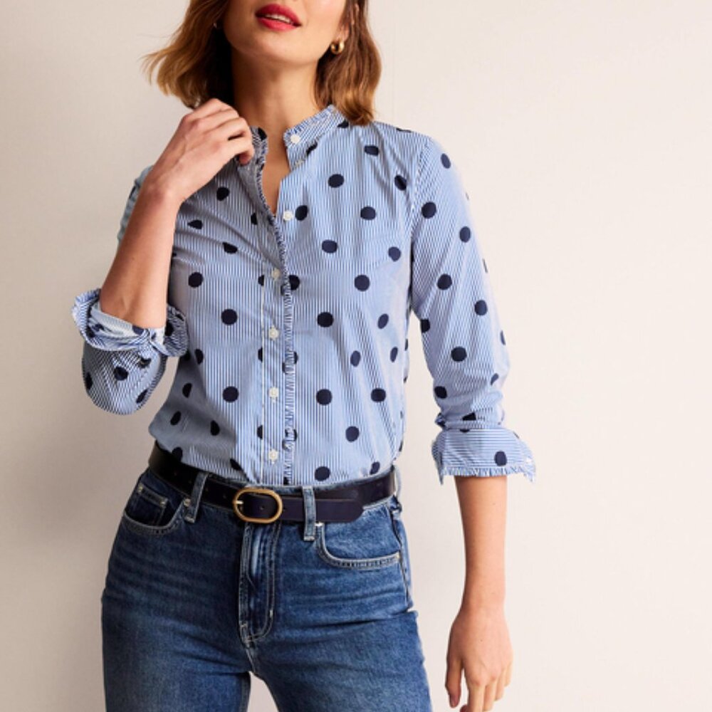 Boden Pheobe Button Down Shirt size 10